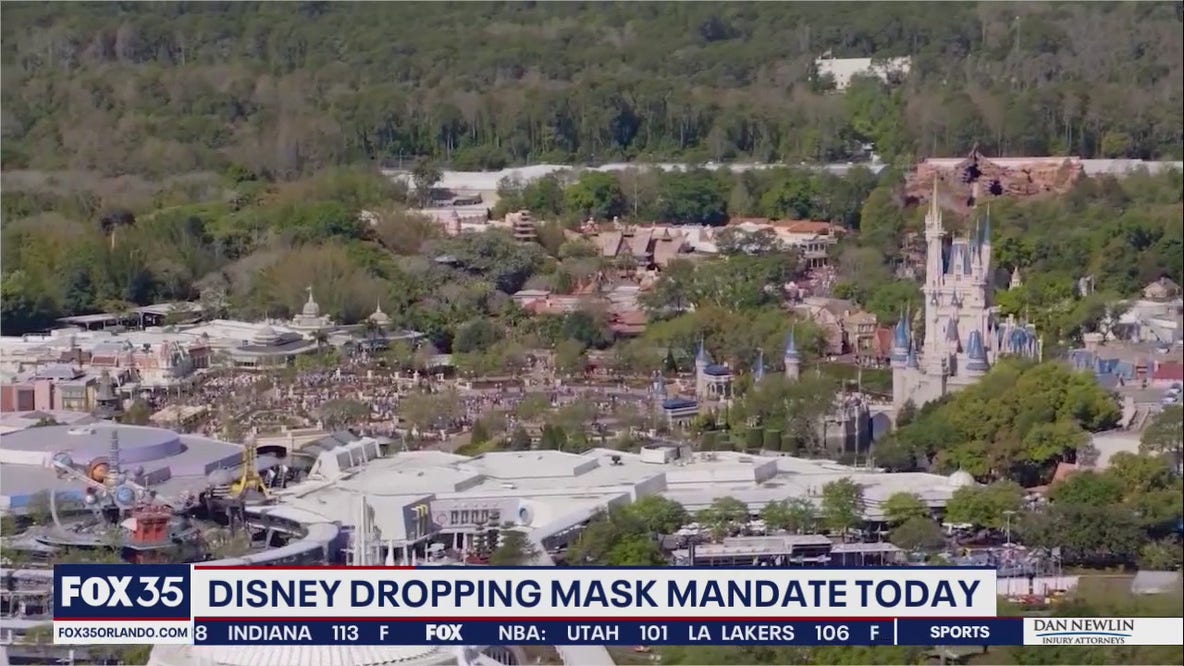 Disney World dropping mask mandate starting Thursday